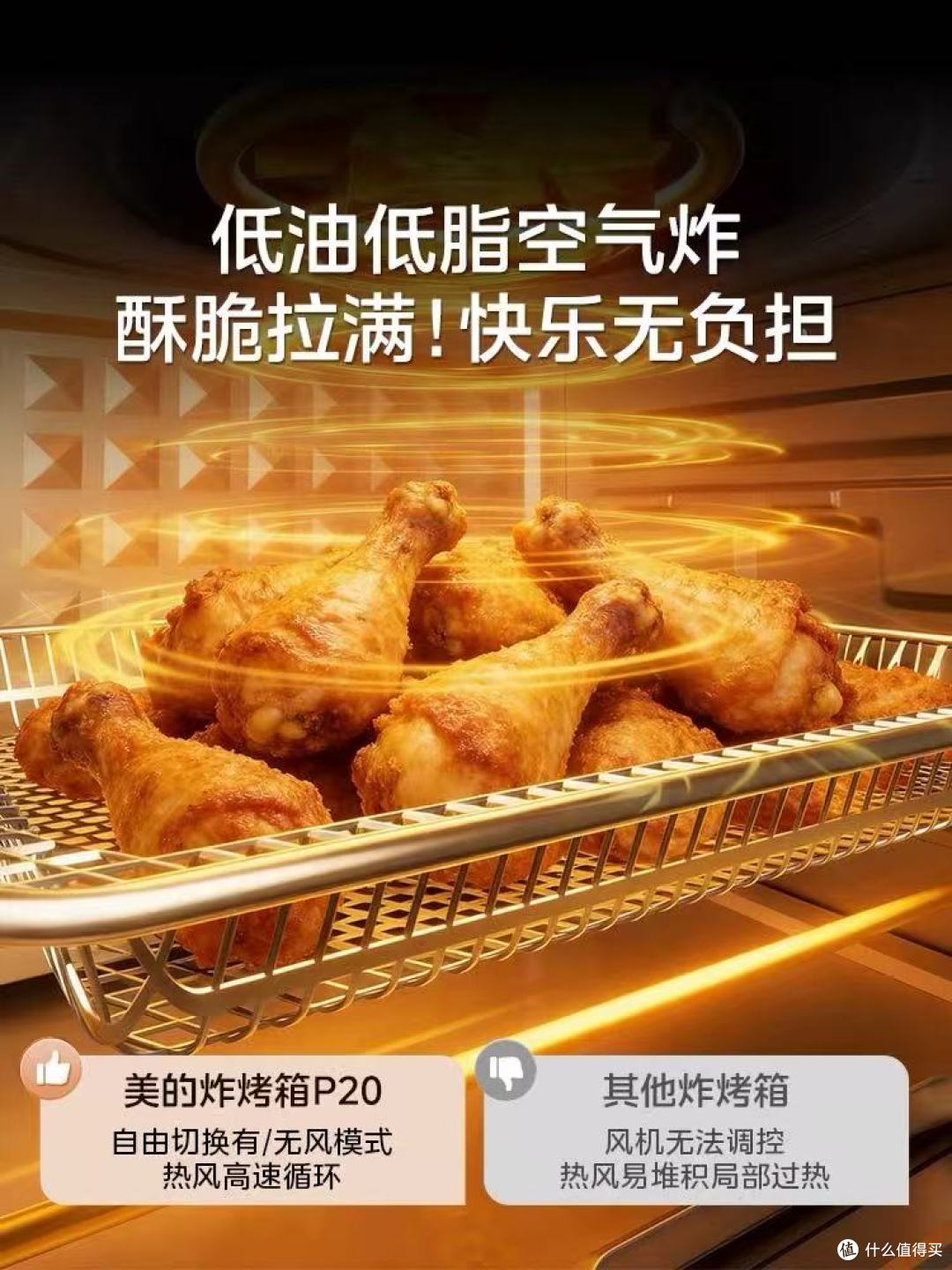 美的P20 26年新款烤炸一体机|租房党/小白闭眼冲✨
