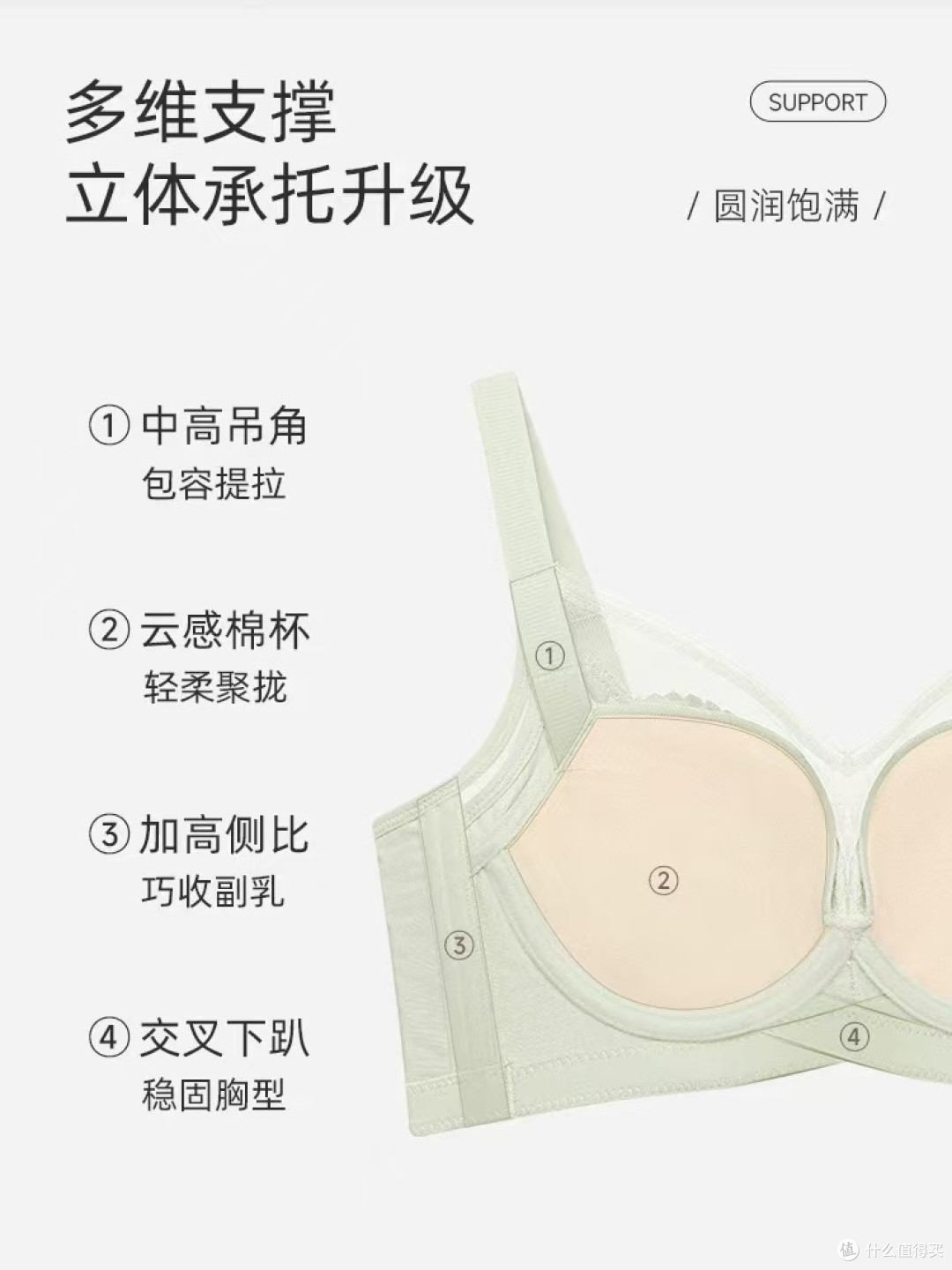 贵夫人小胸本命内衣|收副乳防下垂,蚕丝 + 蕾丝温柔封神✨