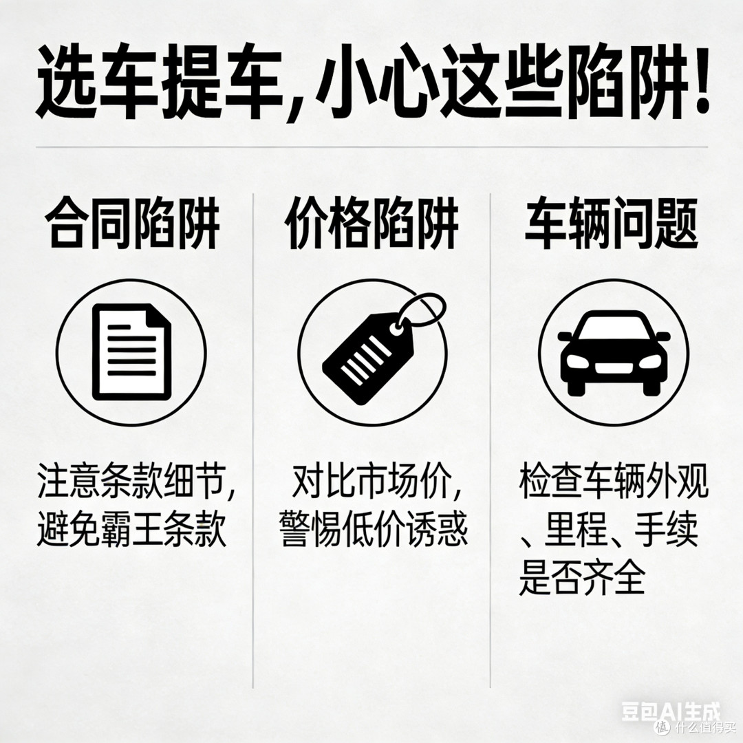 选车提车,小心这些陷阱!