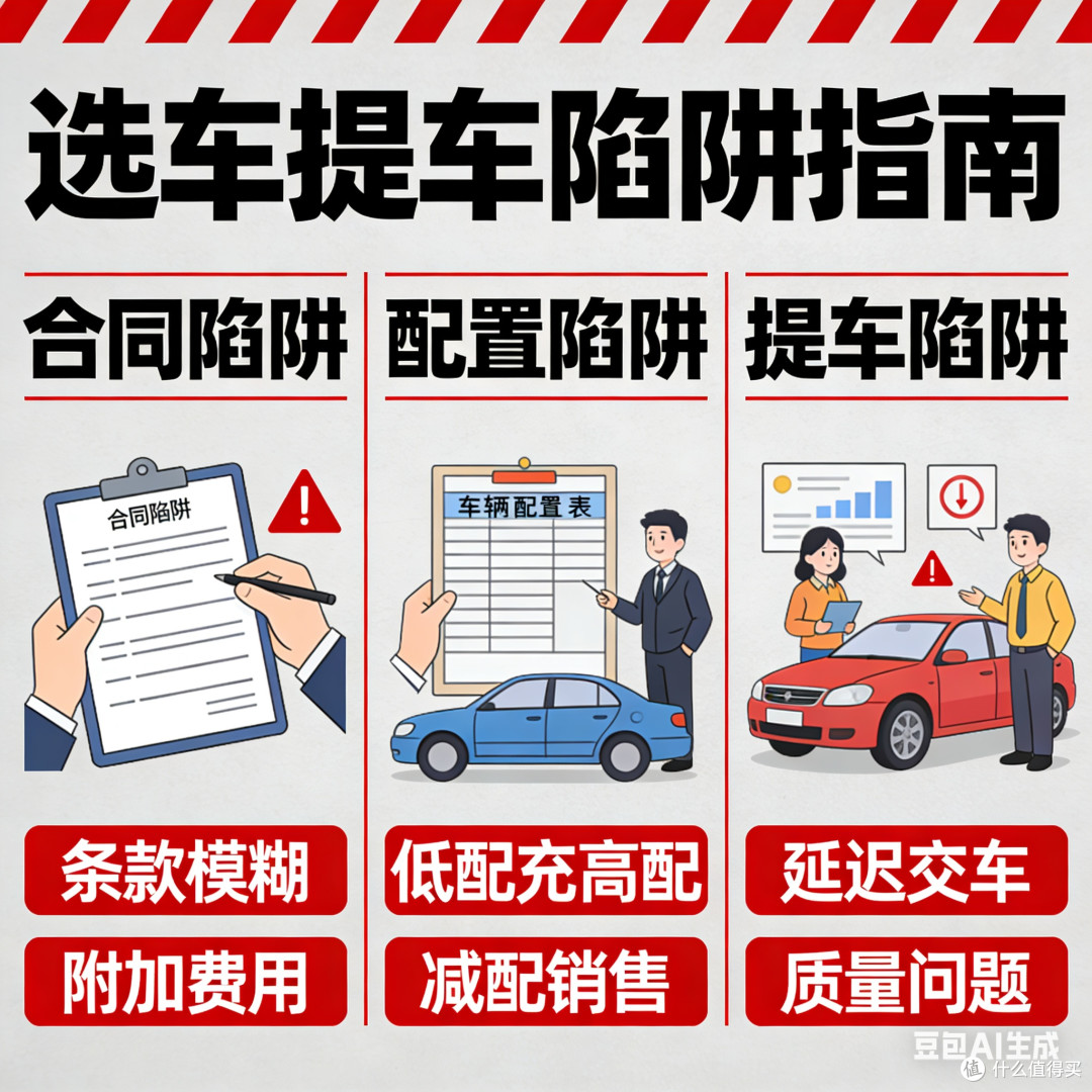选车提车,小心这些陷阱!