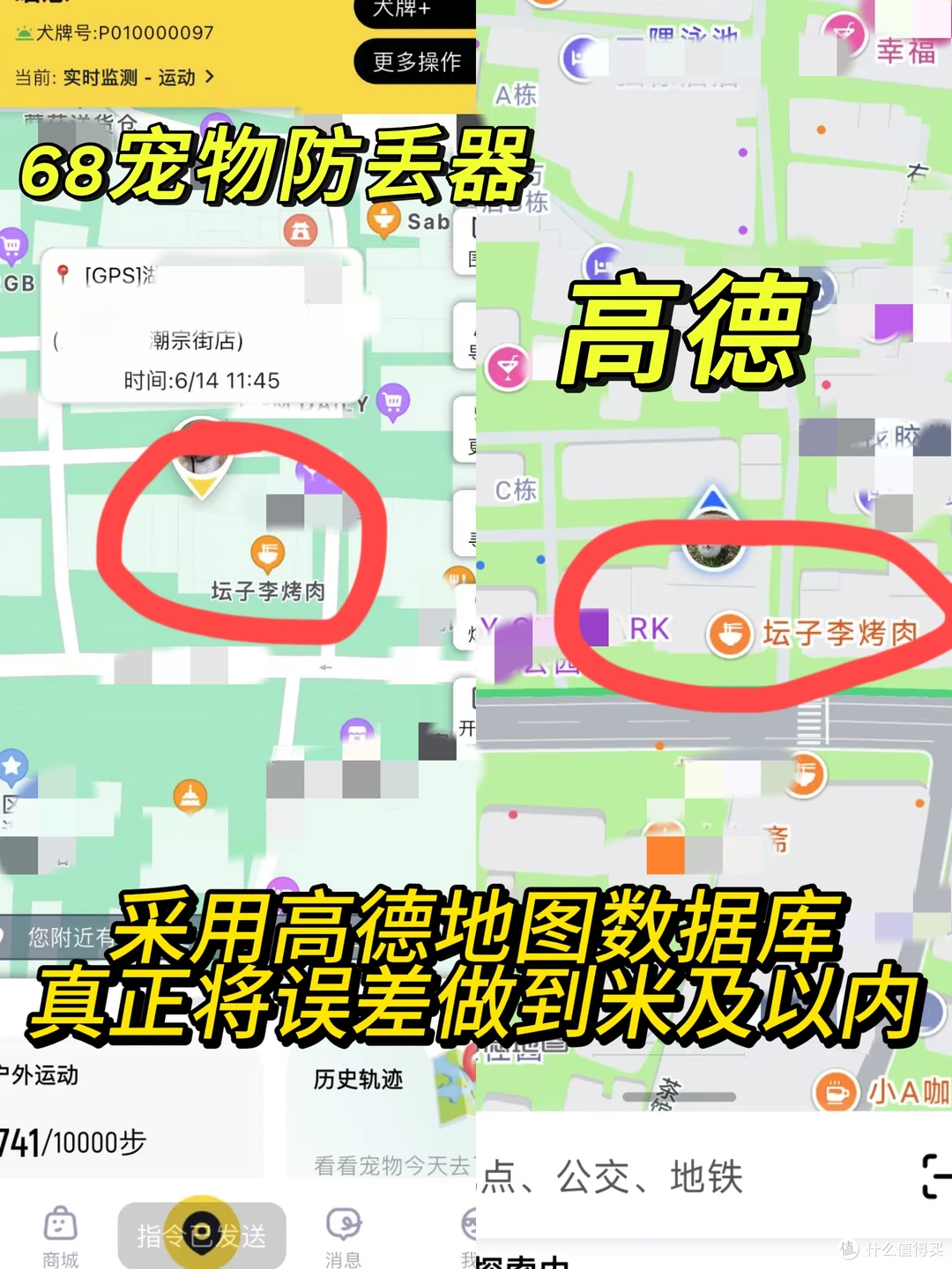 给狗子戴上68宠物定位器后!真的再也不用提心吊胆了…