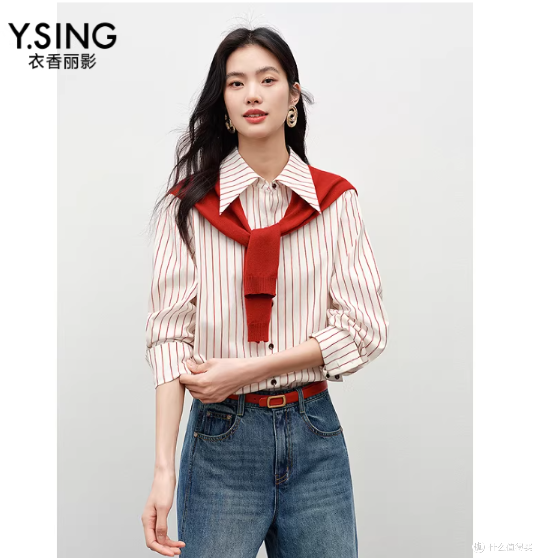 衣香丽影春季新款条纹衬衫|法式复古遇上港风气质,👔