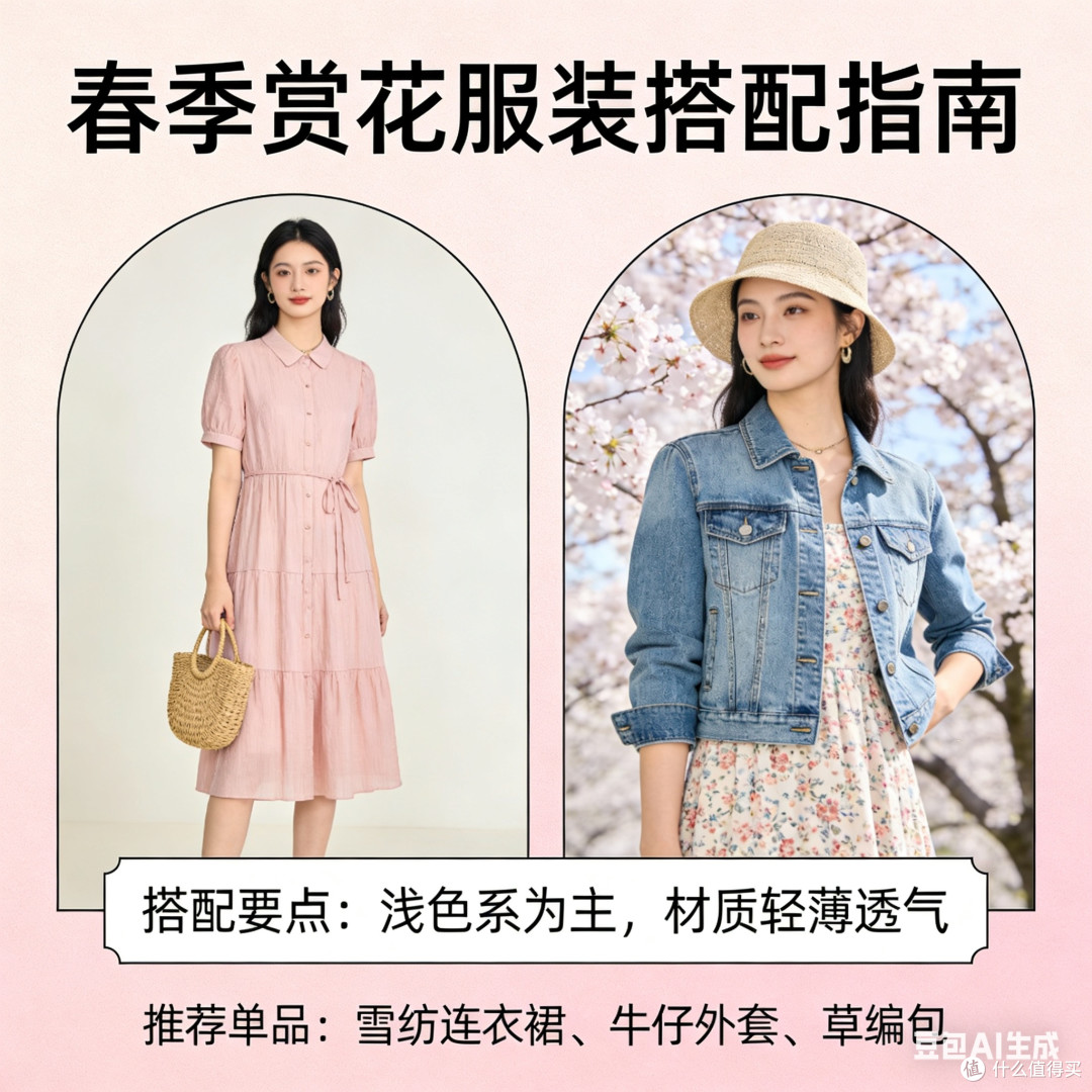 春季赏花服装搭配建议