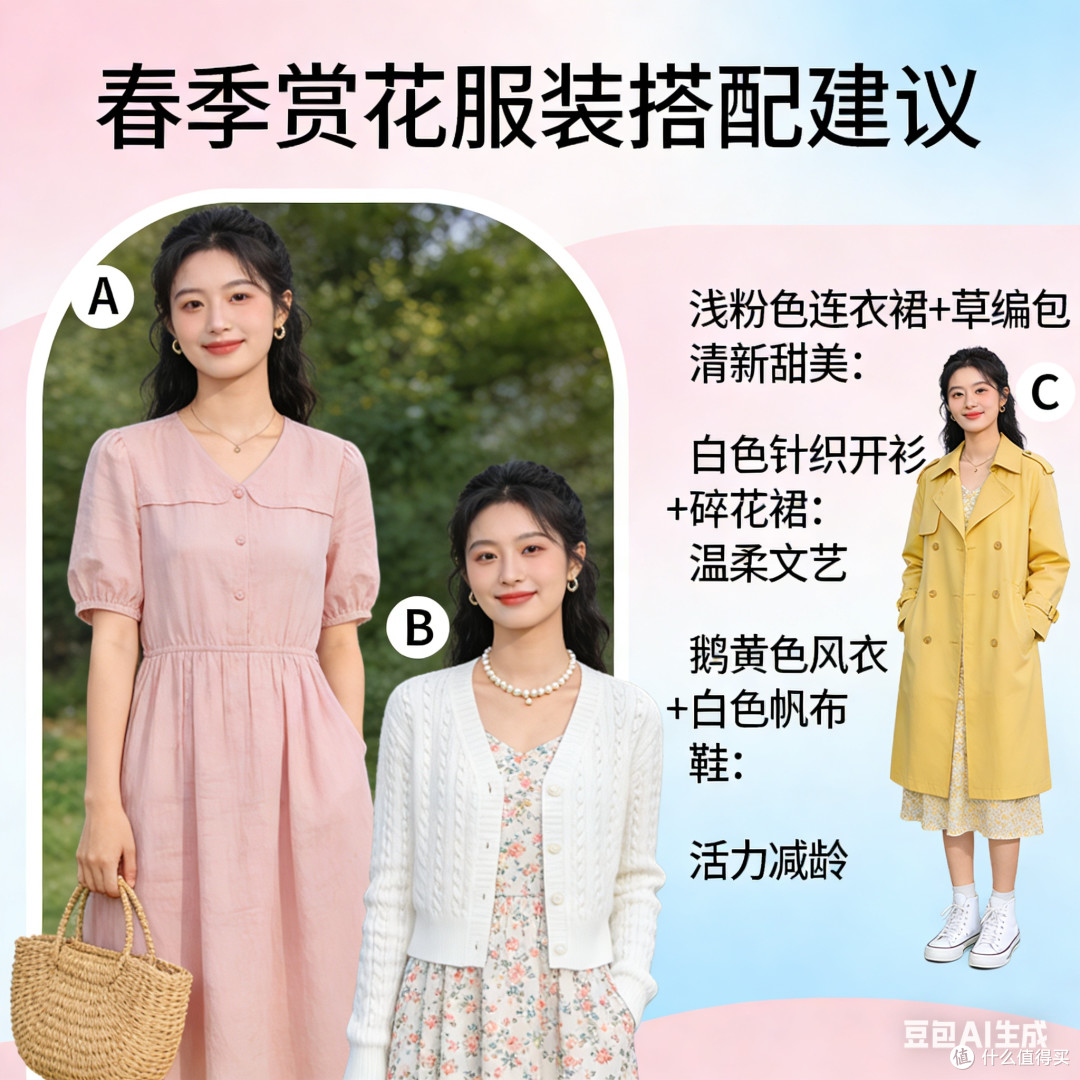 春季赏花服装搭配建议