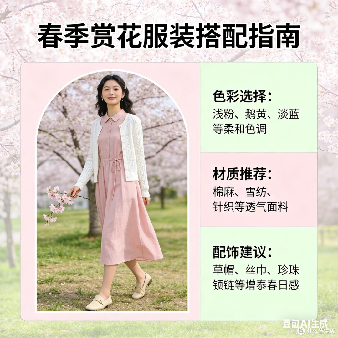 春季赏花服装搭配建议