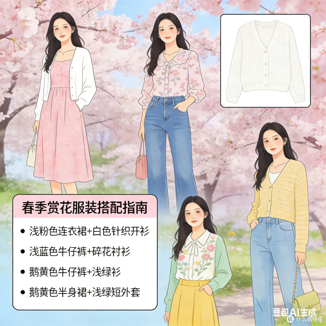 春季赏花服装搭配建议