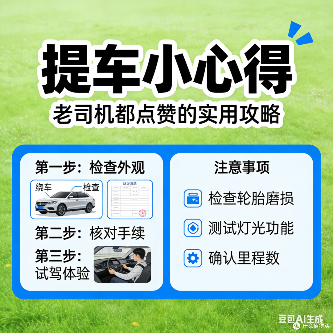 提车小心得，老司机都点赞！