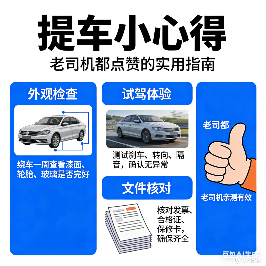 提车小心得,老司机都点赞!