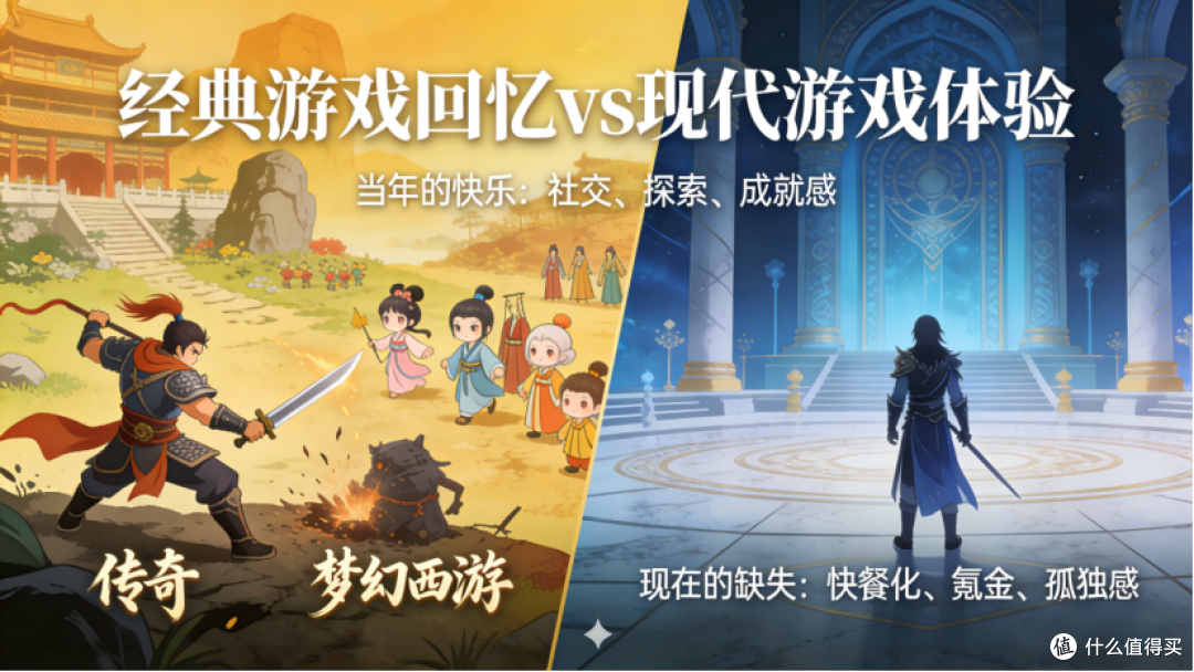 为什么现在的游戏，终究找不回当年传奇、梦幻西游的快乐