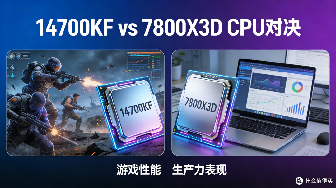 紧急避坑!14700KF对比7800X3D 实测,看完再做选择
