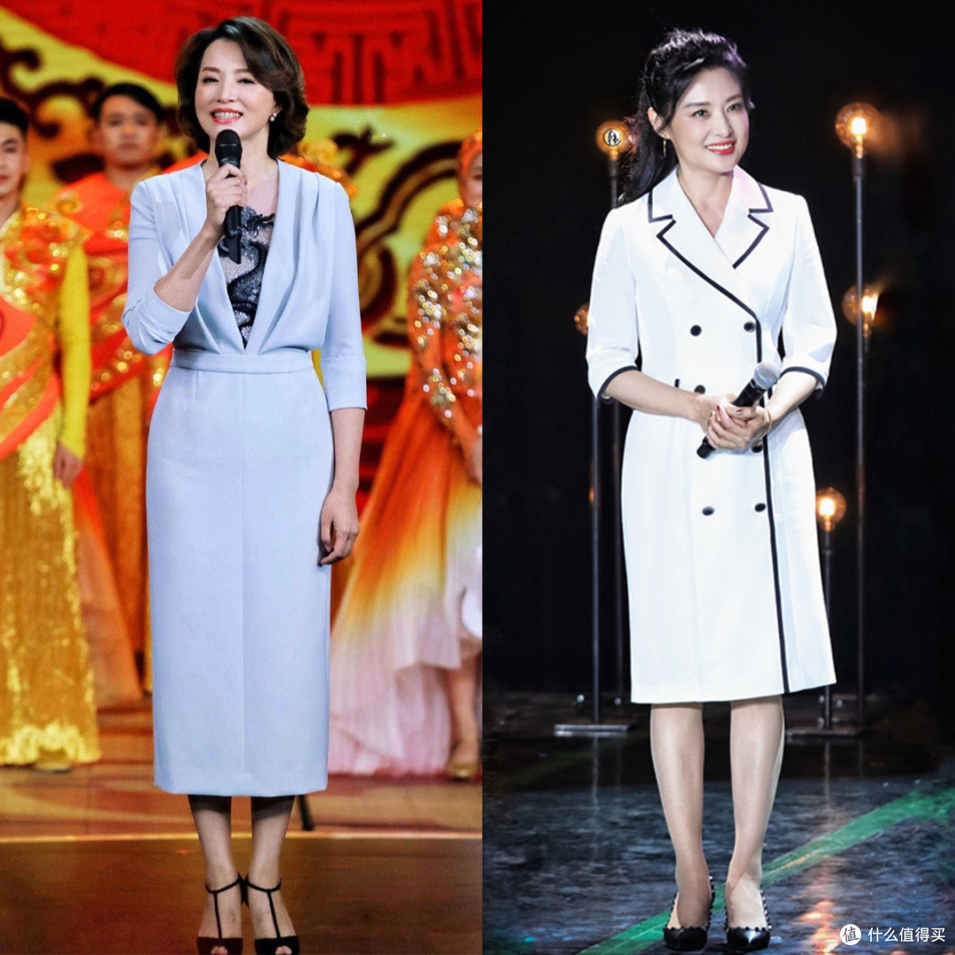 看了董卿和周涛,发现中年女人:裙不配丝袜,不披金挂银更高级!