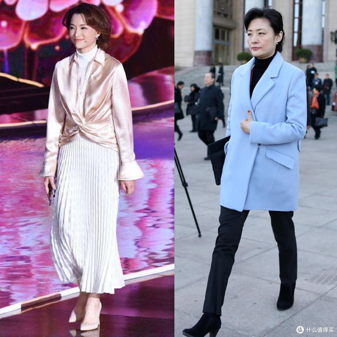 看了董卿和周涛,发现中年女人:裙不配丝袜,不披金挂银更高级!