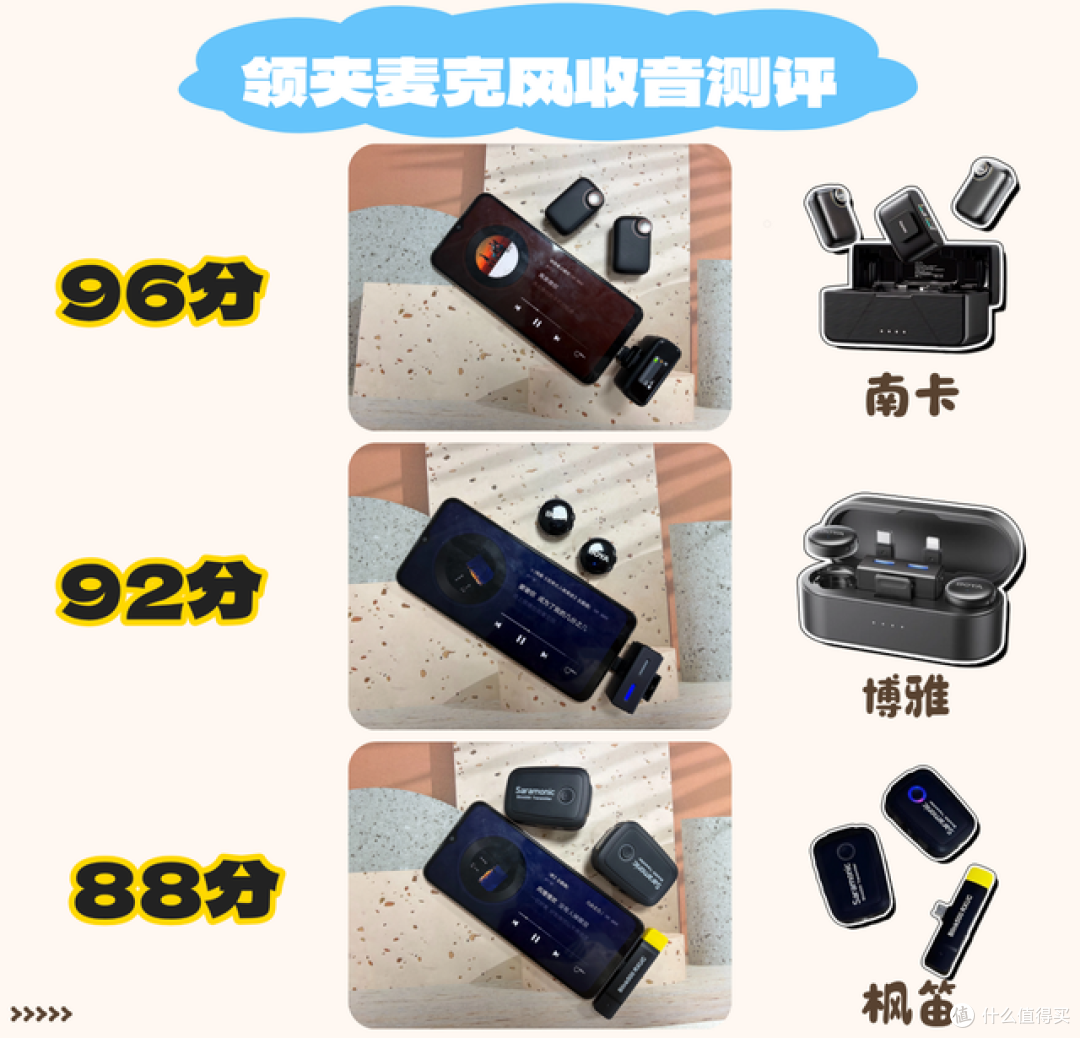 枫笛领夹麦克风好用吗?枫笛、南卡、博雅领夹麦测评对比谁最靠谱