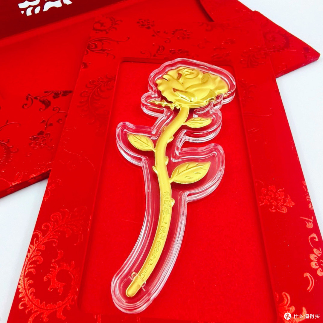 这朵0.1g金玫瑰，是新手“轻量囤金”的金融级入门～