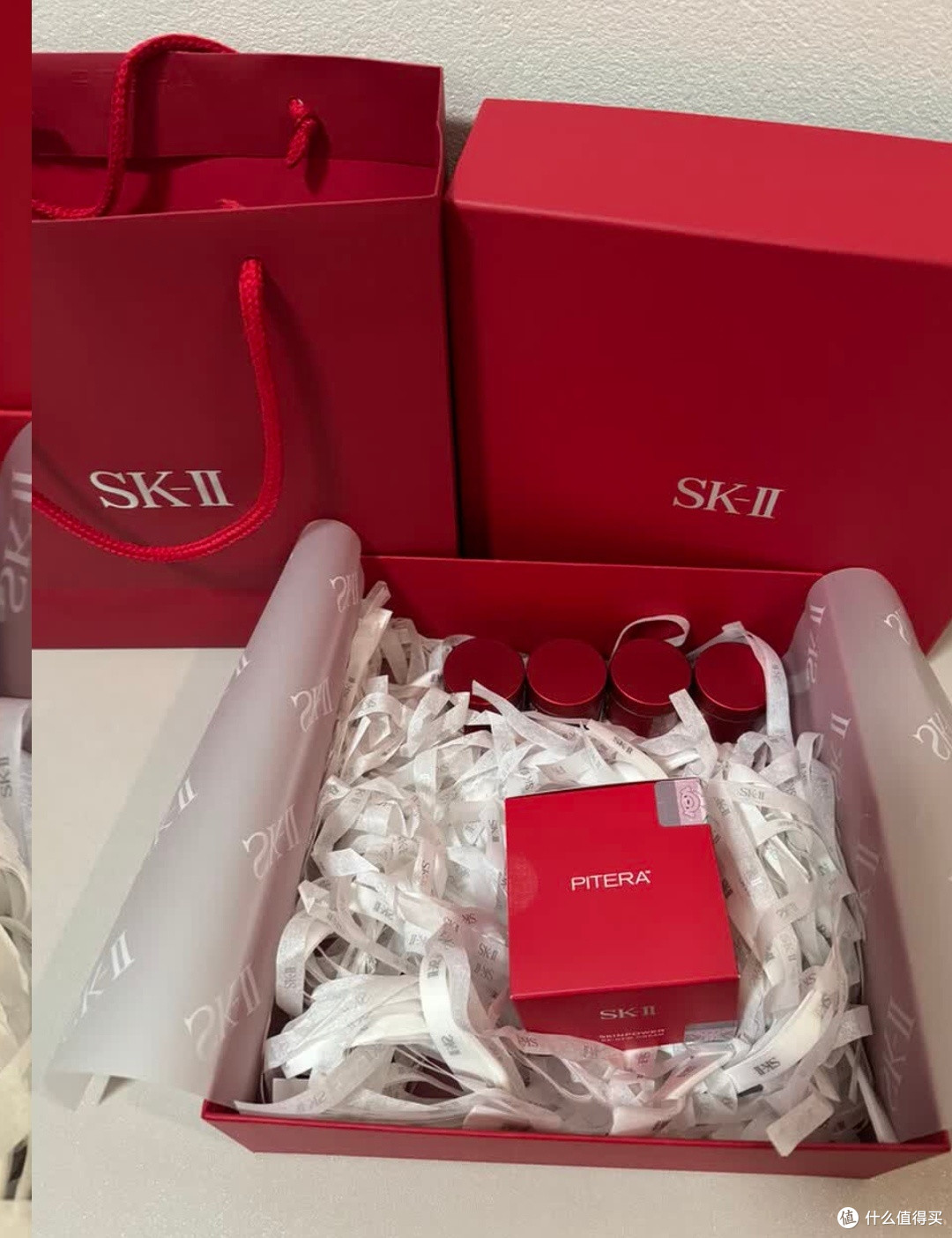SK-II大红瓶面霜80g抗皱紧致护肤礼盒真实体验