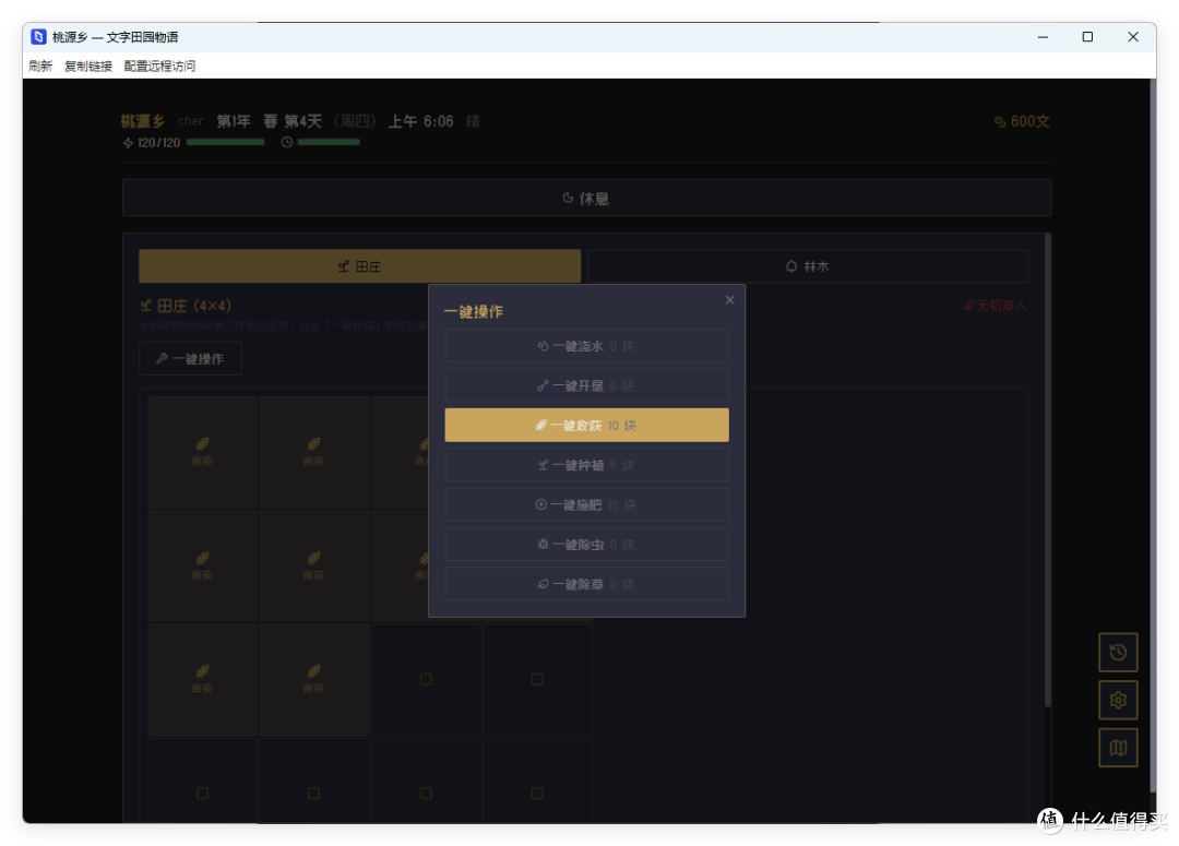 NAS 部署,手机可玩,文字版「星露谷物语」,极空间部署taoyuan