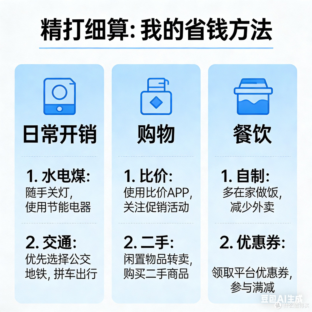 精打细算:我的省钱方法