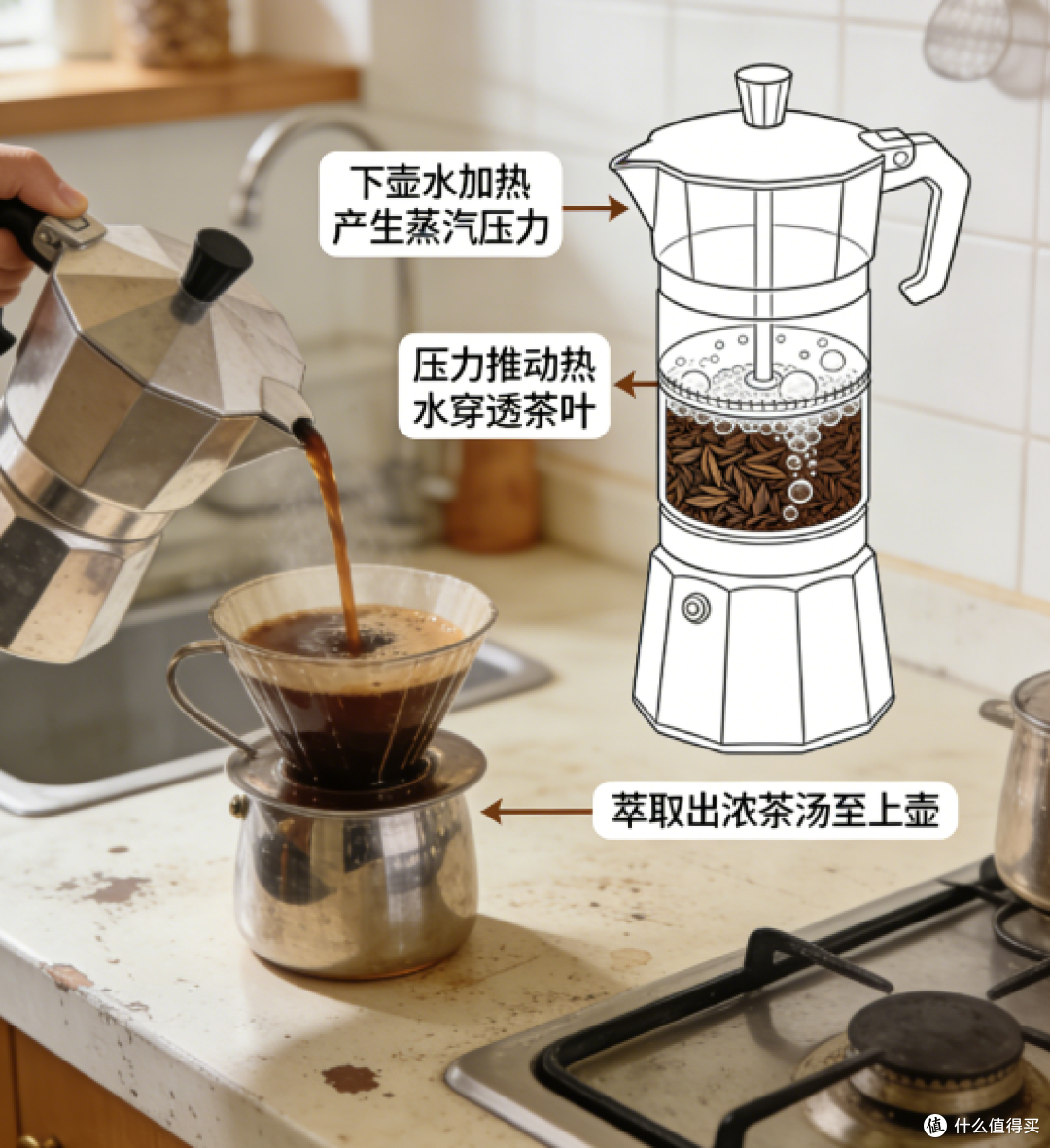咖啡玩家的茶饮实验:如何用摩卡壶,1分钟萃出超浓茶汤