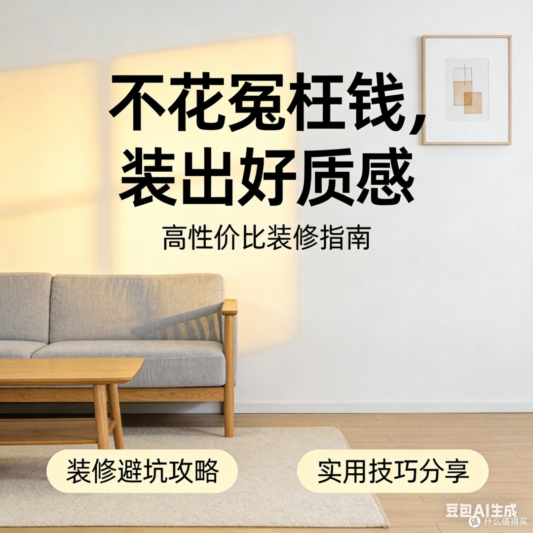 不花冤枉钱，装出好质感