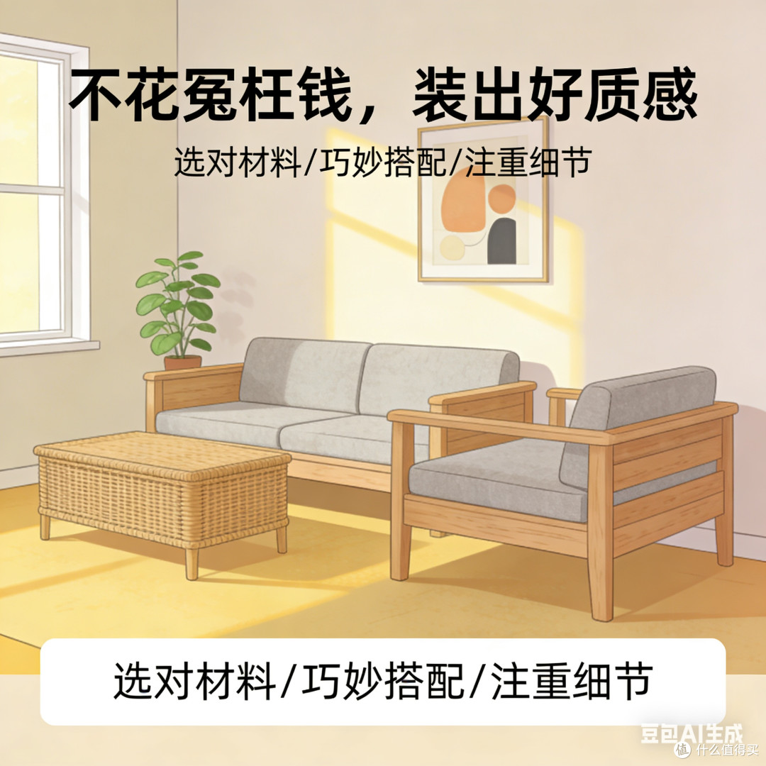 不花冤枉钱，装出好质感