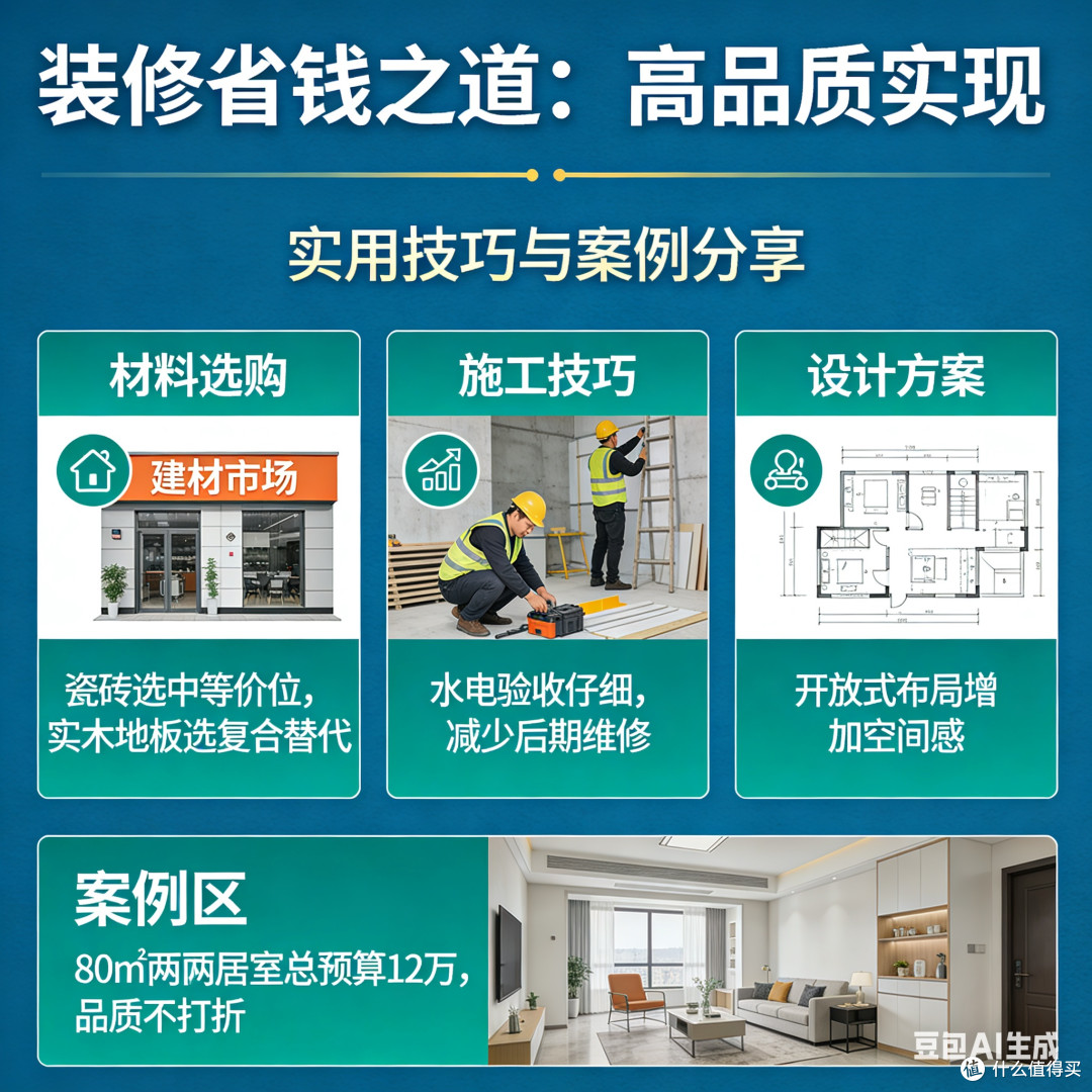 装修省钱有道，抓大放小