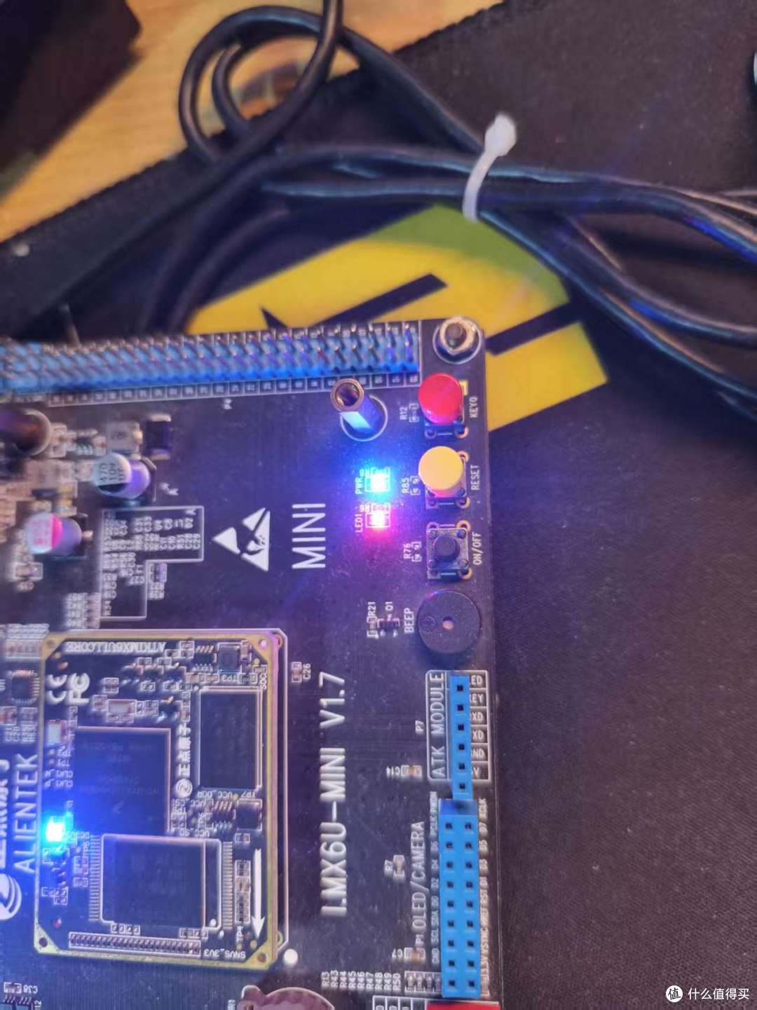 CS 创世 SD NAND 烧写成功，再把卡插入开发板，并使用SD卡启动