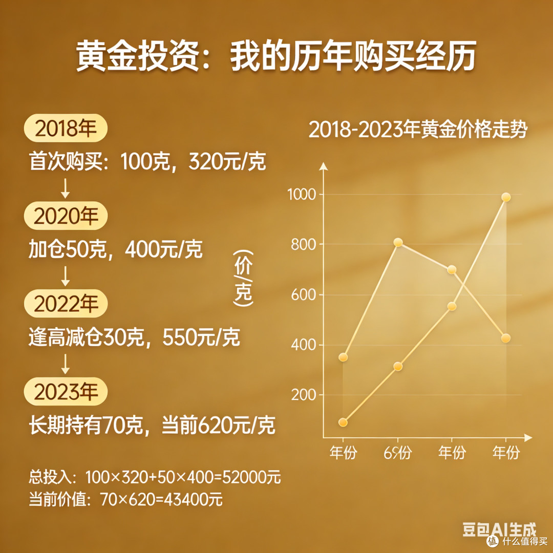黄金投资:我的历年购买经历