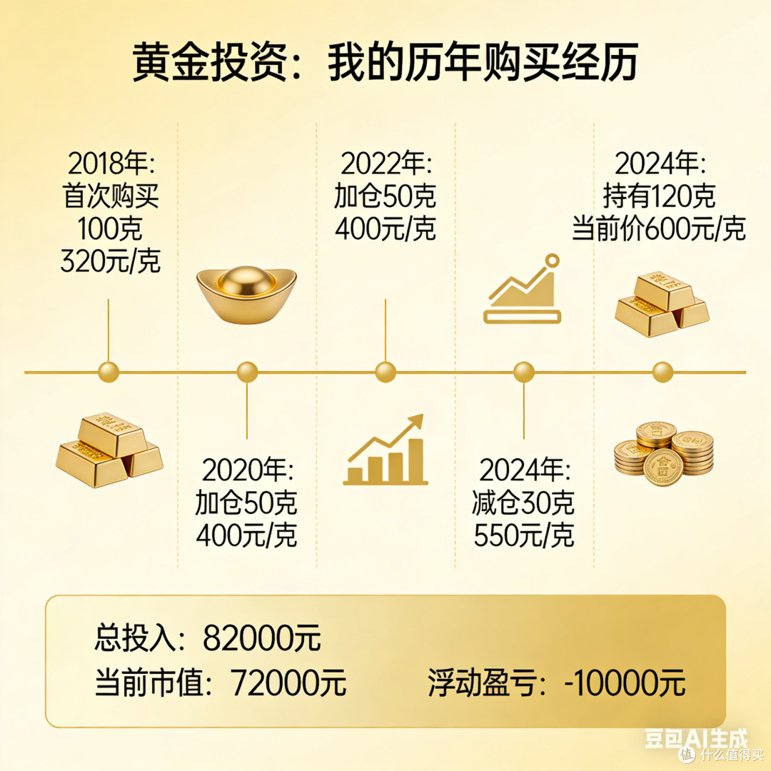 黄金投资：我的历年购买经历
