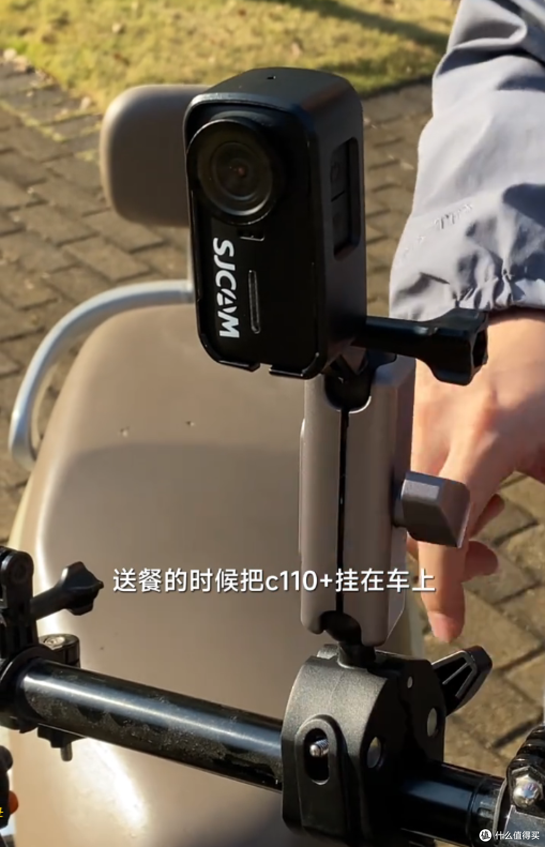 2026外卖骑手专用！SJCAM速影C110+拇指相机，维权不怂！