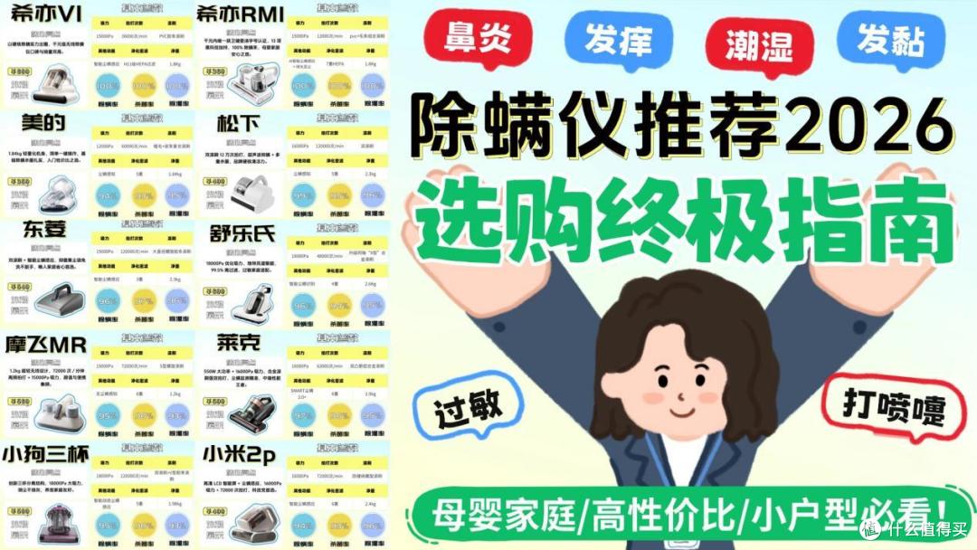除螨仪2026选购终极指南:实测10款热门机型,深度拆解横向对比