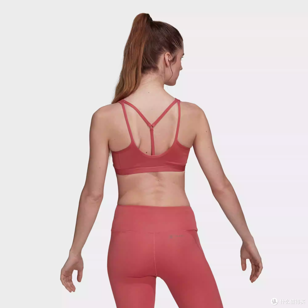 Adidas/阿迪达斯 女子中强度形体速干瑜伽普拉提运动胸衣