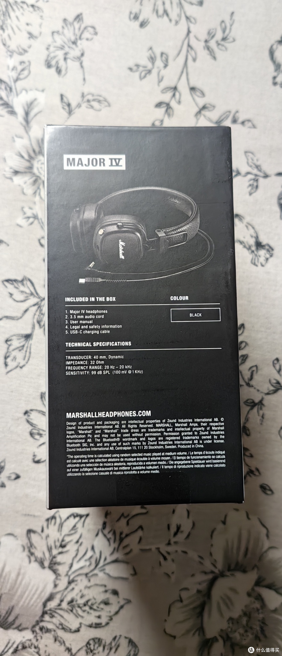 为RIFF而生！Marshall MAJOR IV耳机多图开箱(附购买建议及辟谣）