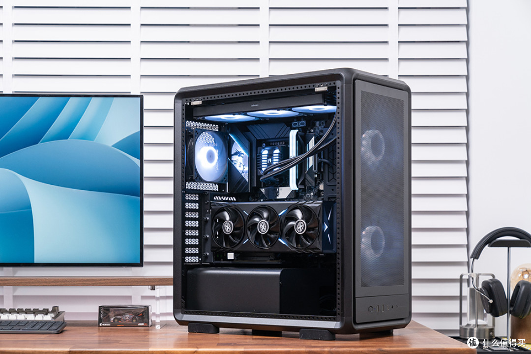 紧凑中塔新范式,酷冷 MasterFrame 500 Mesh 装机展示