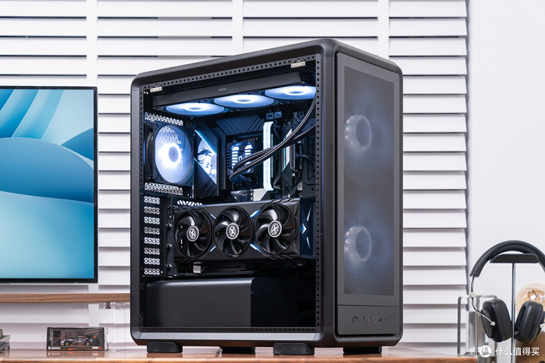 紧凑中塔新范式,酷冷 MasterFrame 500 Mesh 装机展示