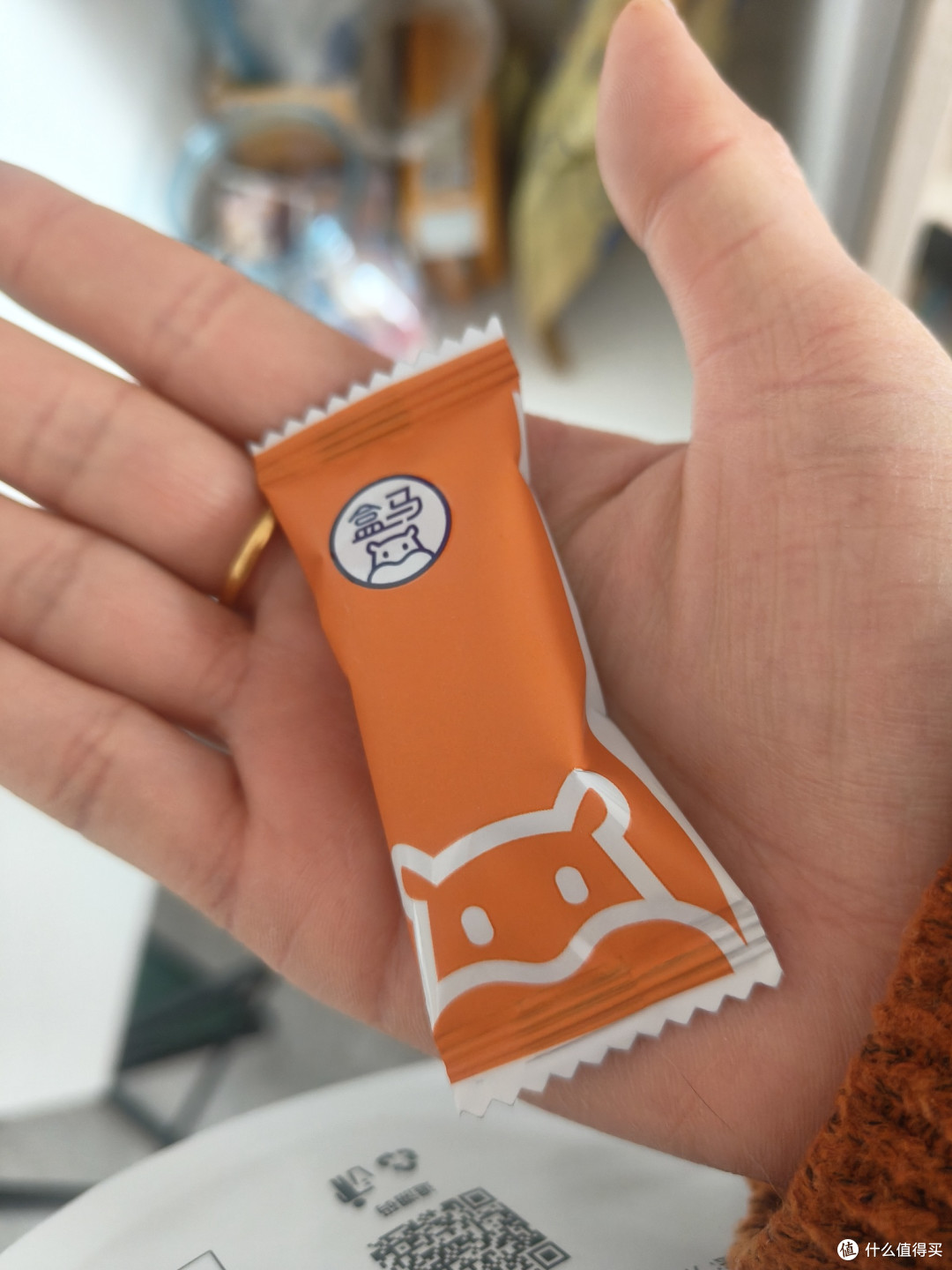 还挺大一块的，但是不好吃。
