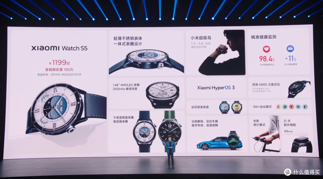 小米手表 S5 来袭:1199 元起,这波人车家生态布局你买账吗?