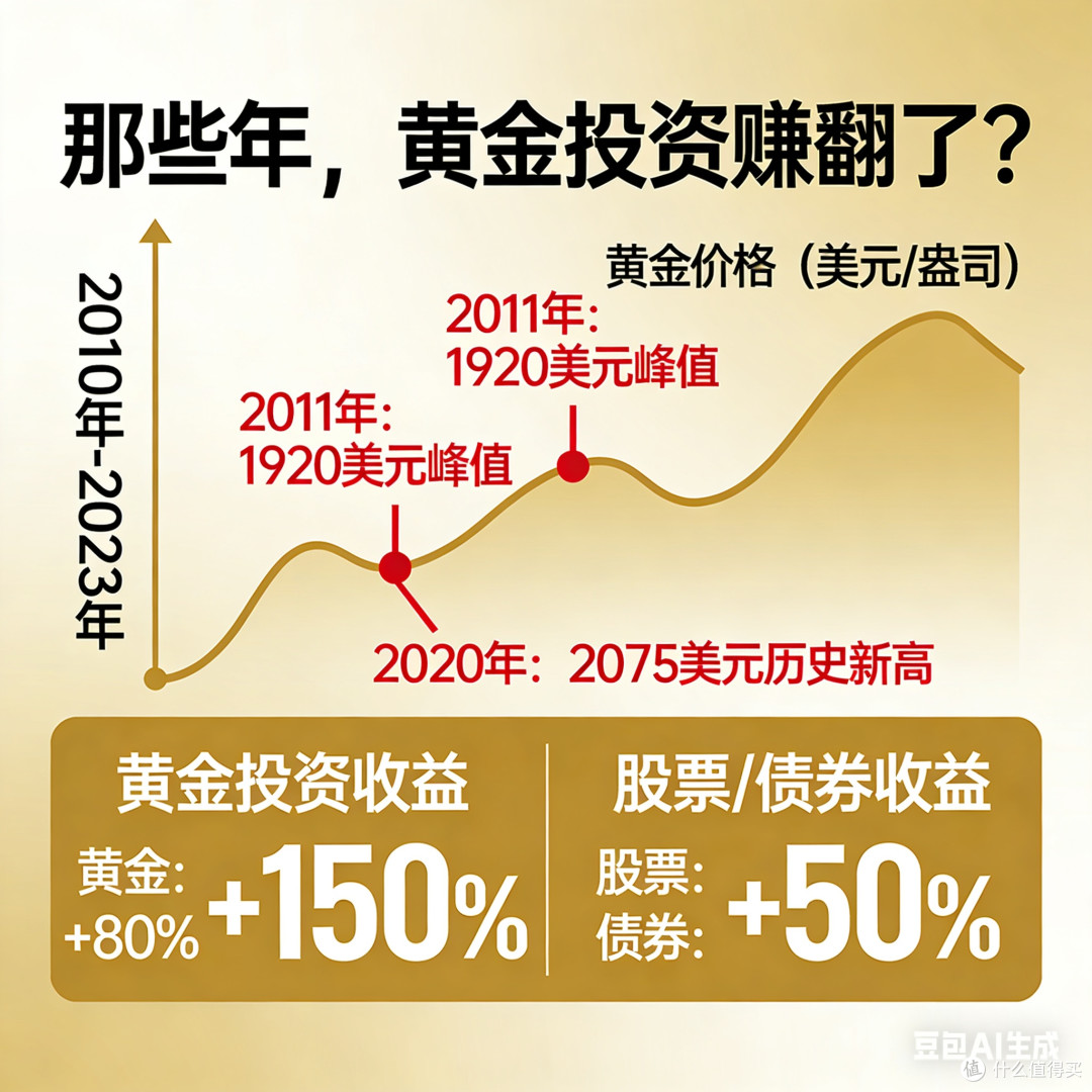 那些年,黄金投资赚翻了?