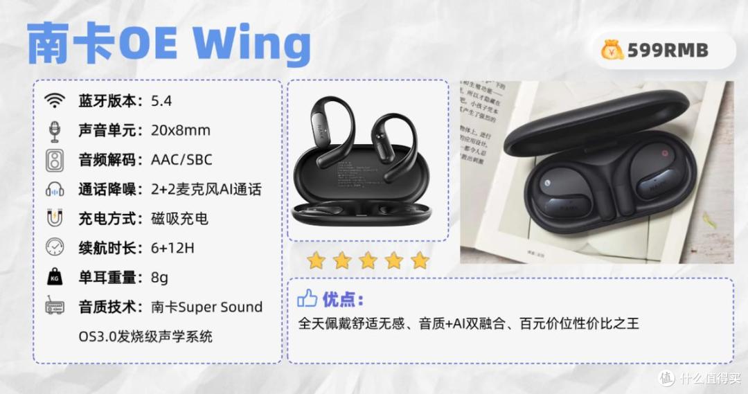 开放式耳机哪个值得入手？南卡/开石/漫步者三款热门机型实测对比
