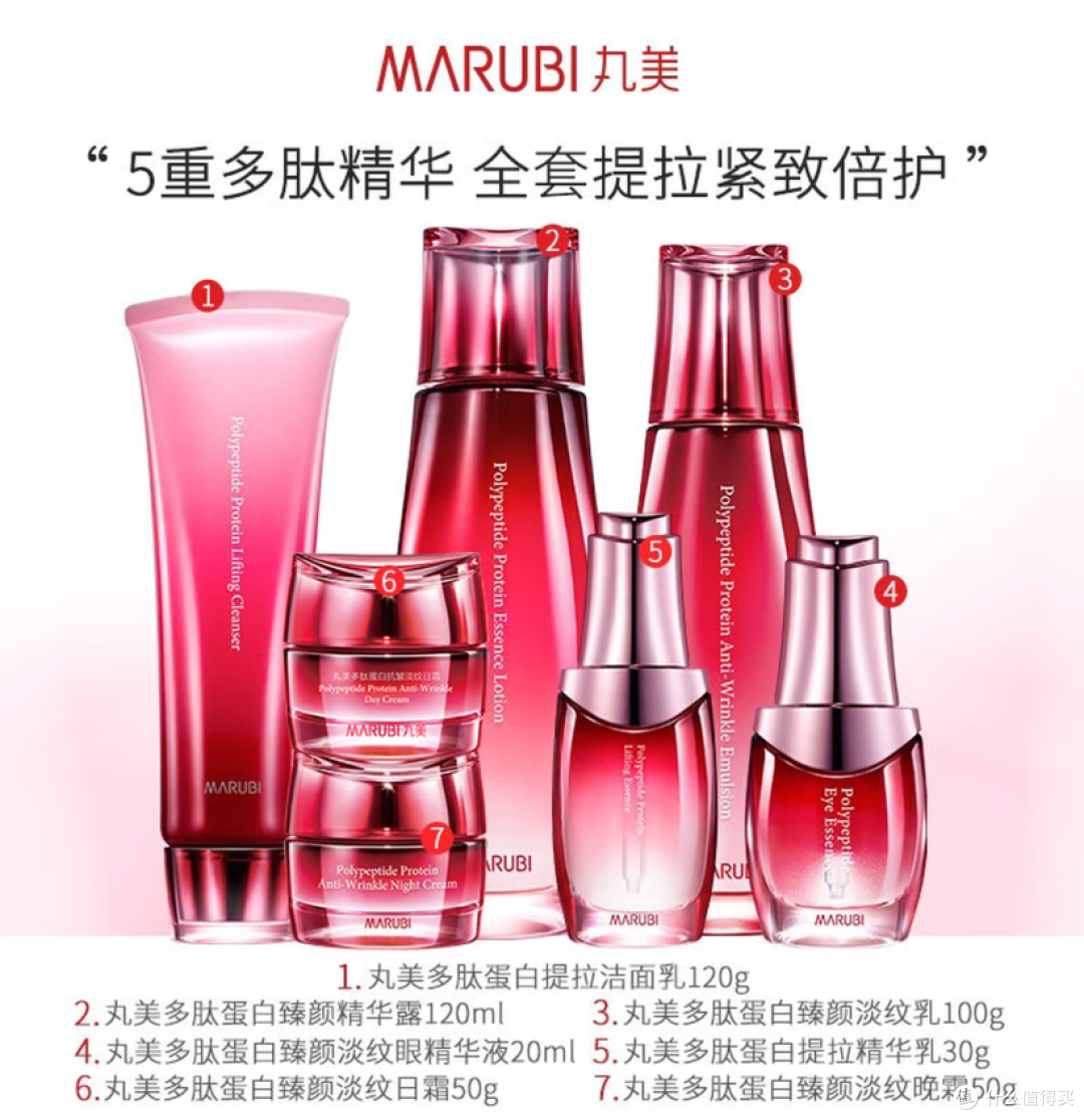 丸美多肽抗皱提拉紧致补水保湿护肤品水乳套装礼盒化妆品购买建议