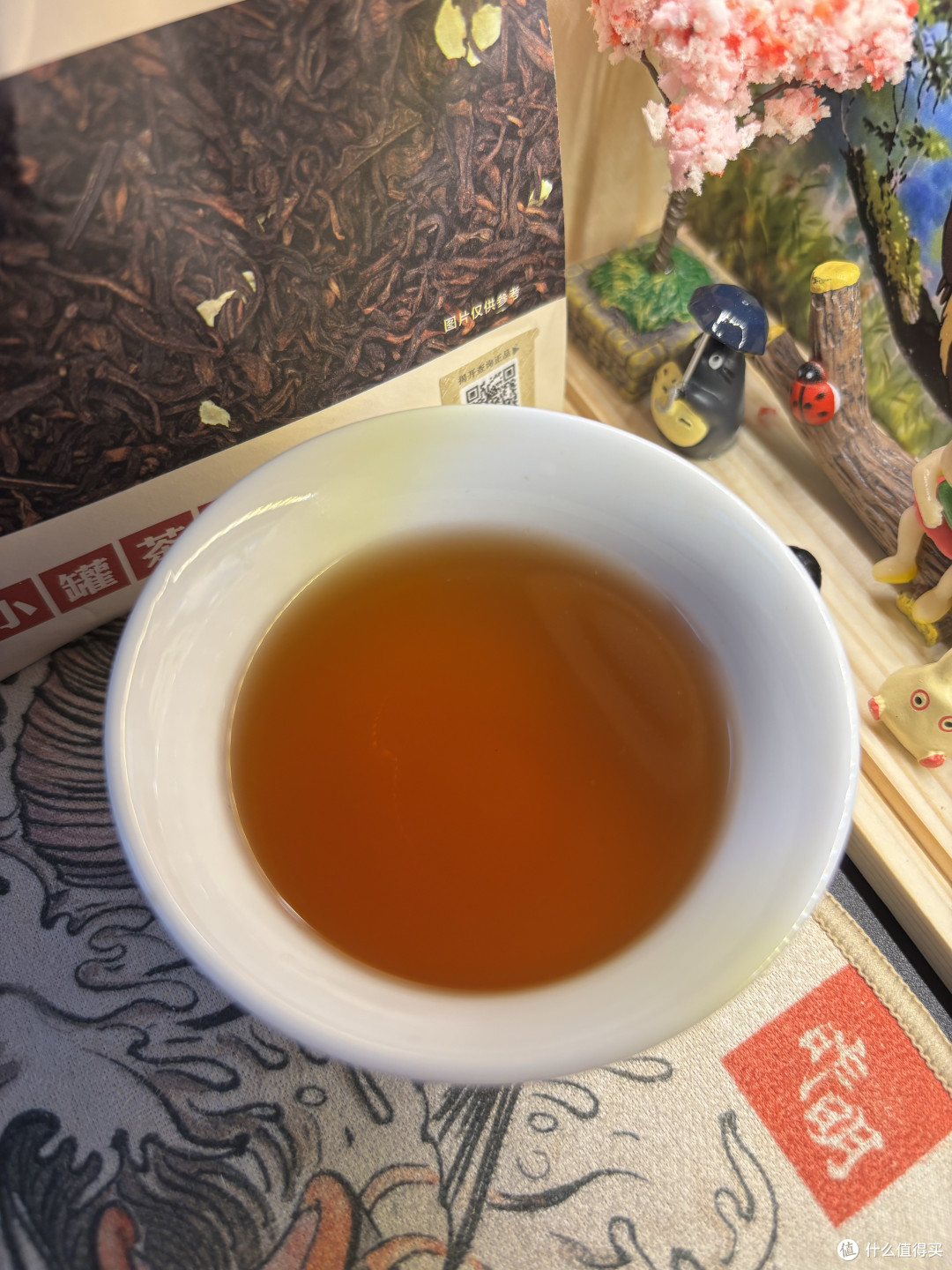 小罐茶园茉莉熟普口粮茶测评
