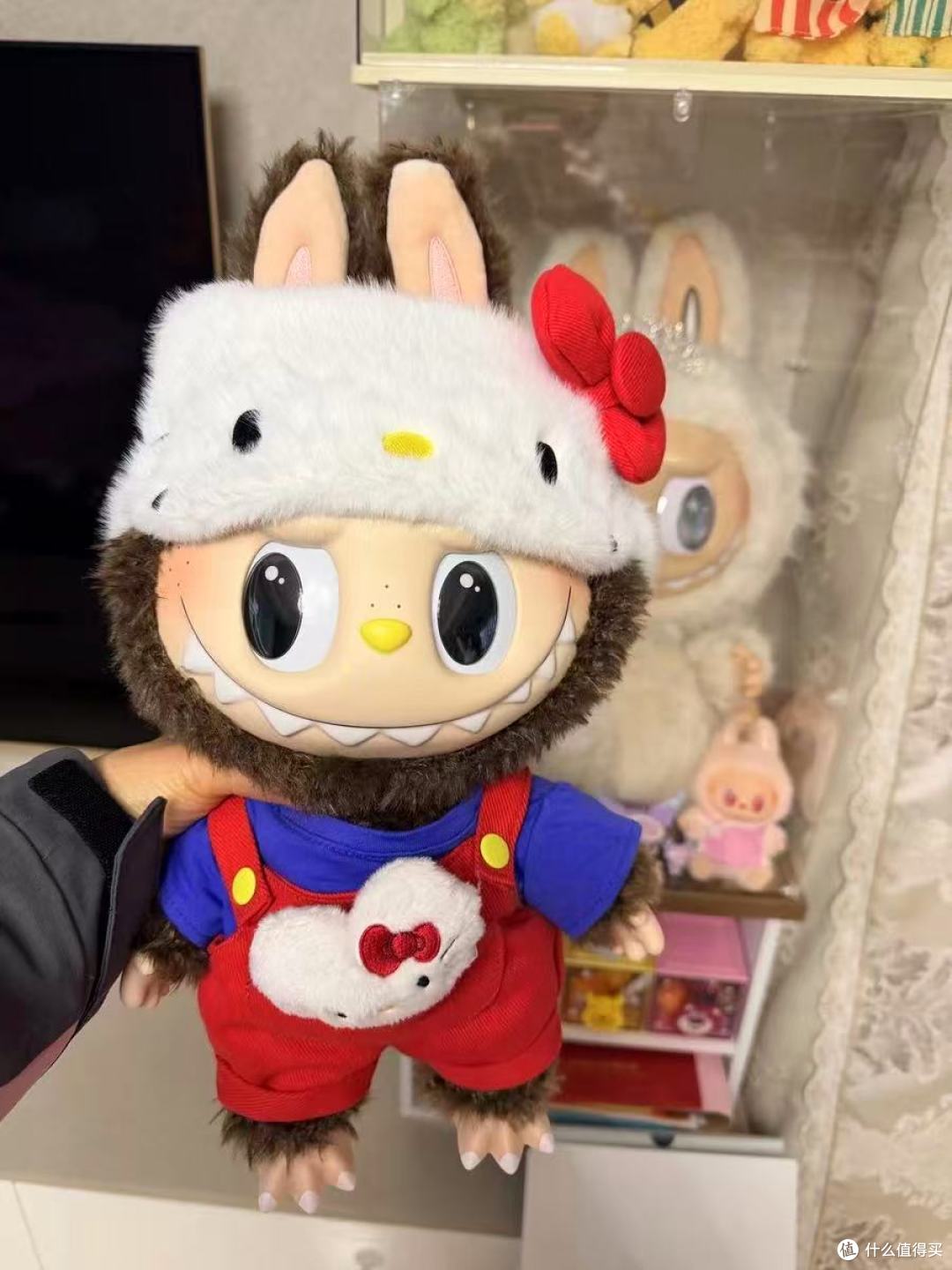 ✨泡泡玛特HELLO KITTY×拉布布搪胶毛绒公仔,治愈所有不开心