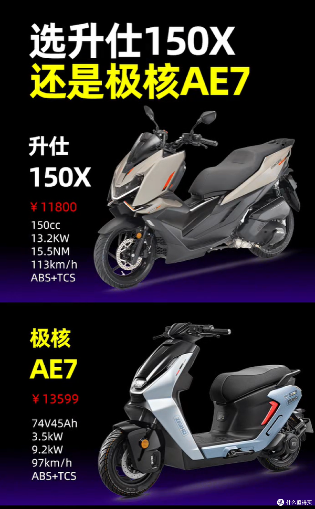 差价1800块!升仕150X硬刚极核AE7,1.1万买燃油还是1.3万冲纯电