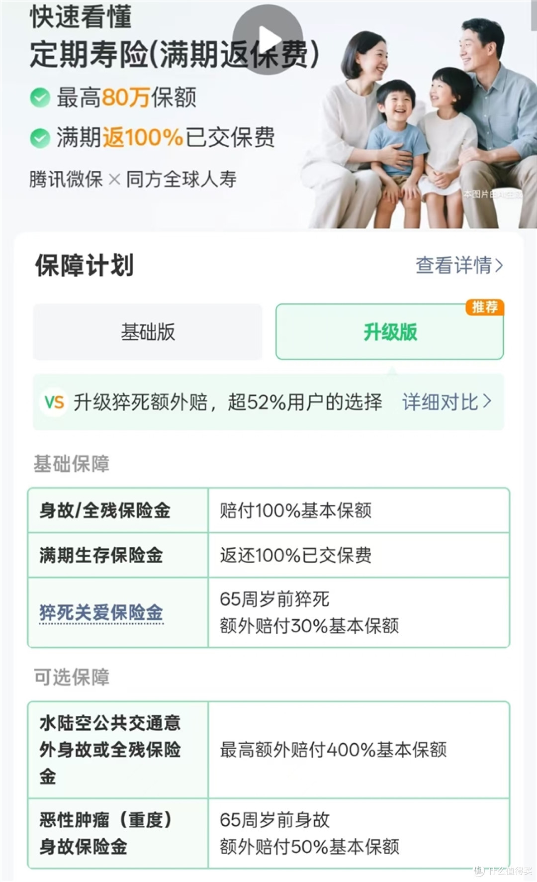腾讯微保寿险怎么样?从打工人视角测测这款返本寿险