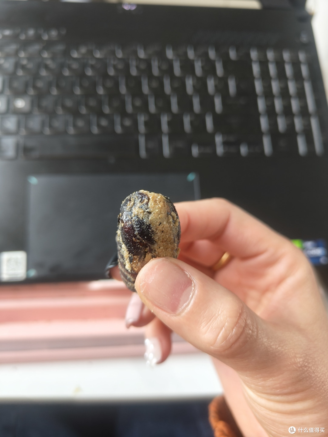 全是厚厚的蘸料，很香