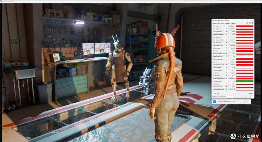 3DMARK speed way窗口循环10分钟67~68度