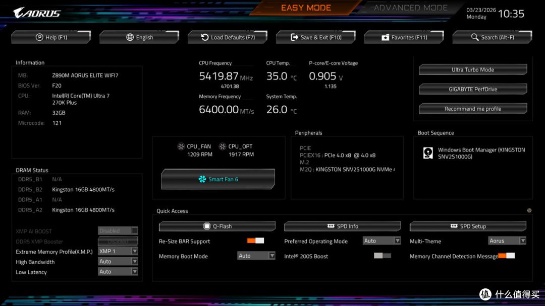 Ultra 200S Plus的主流搭档:技嘉Z890M小雕主板评测