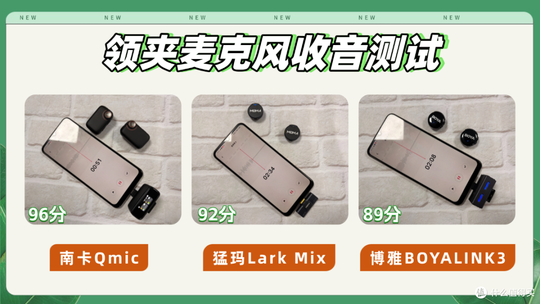 神牛、南卡、猛犸领夹麦可以选吗?如何选择?核心性能测评谁更强