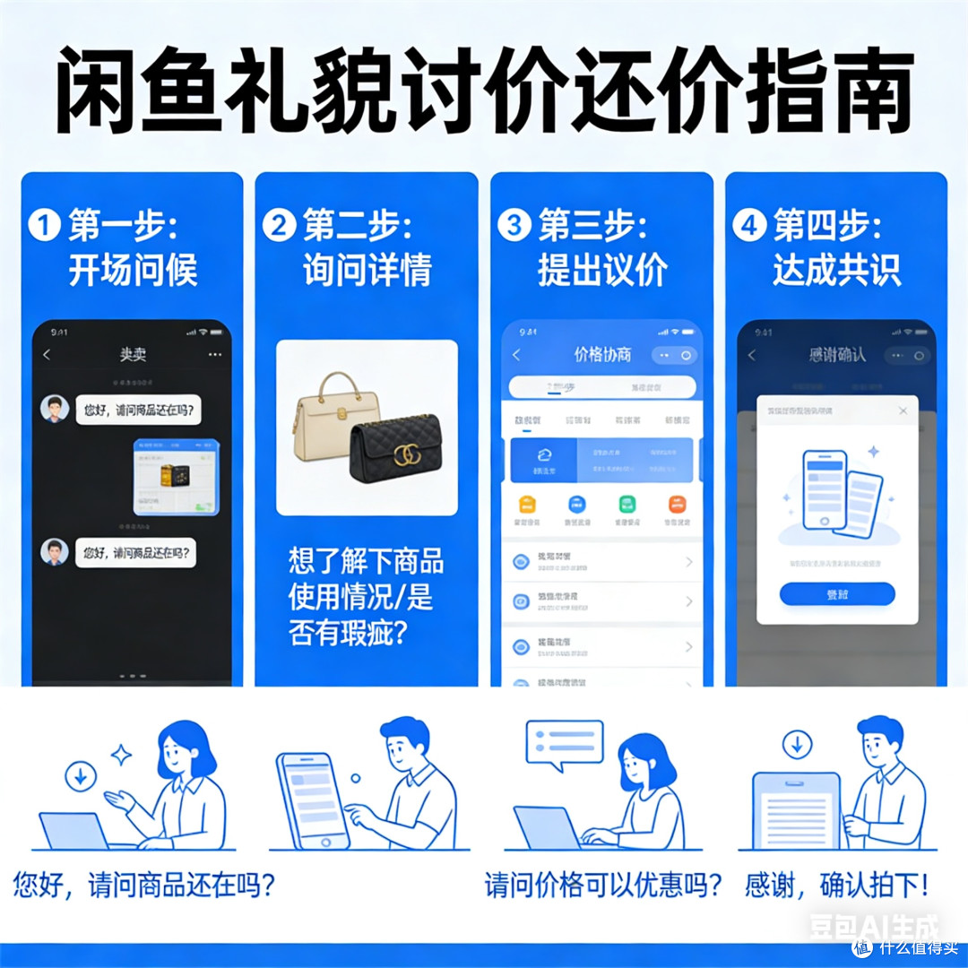 如何在闲鱼上礼貌地讨价还价