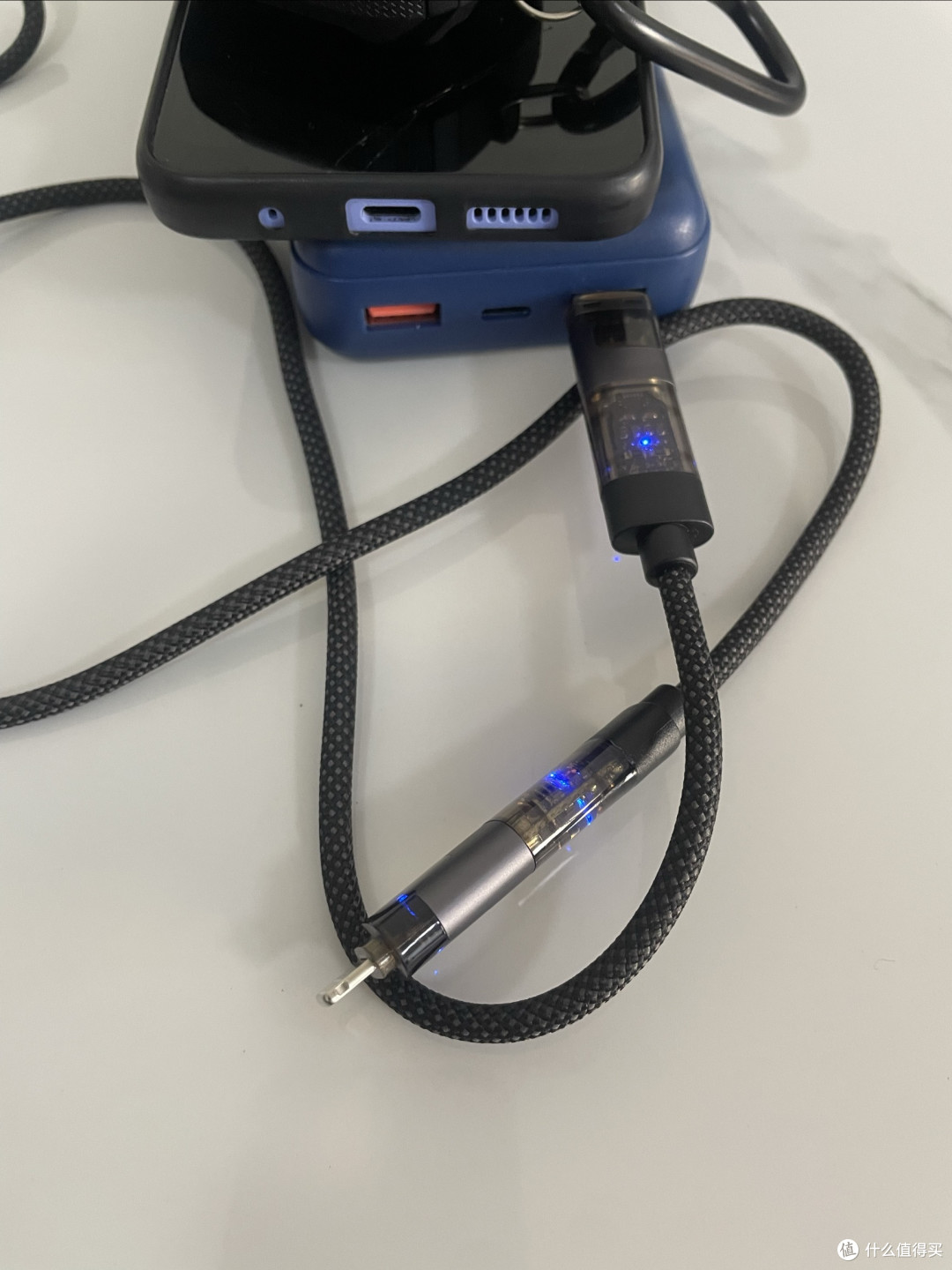 四合一的品牌兼容数据线，充电实测来咯