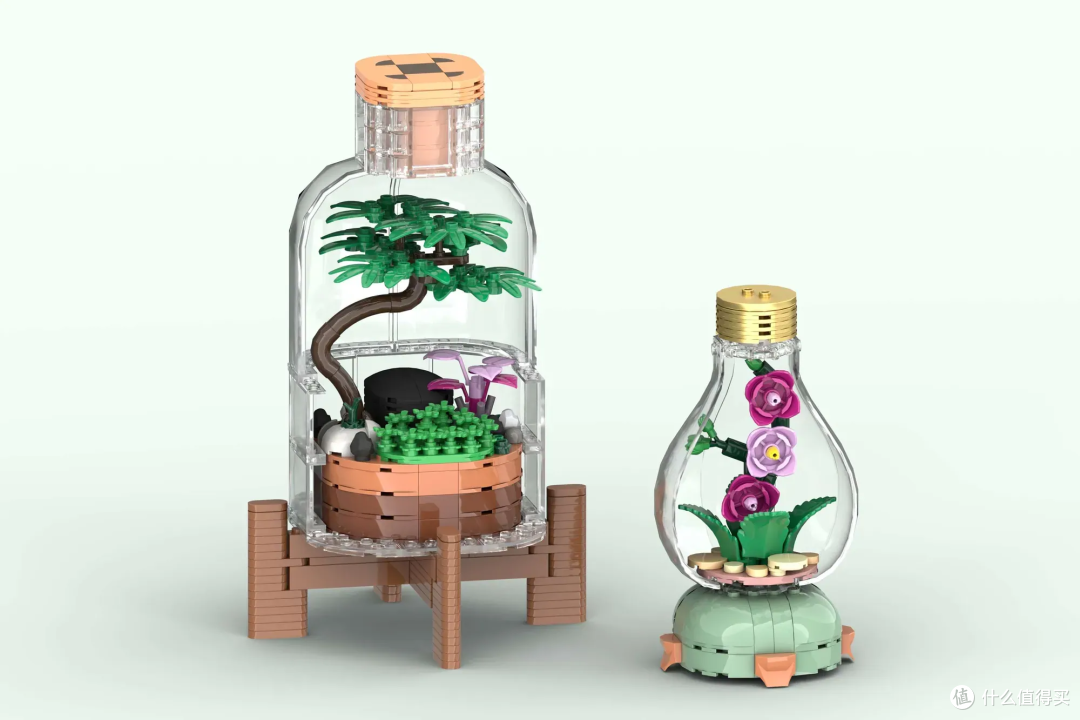 乐高玩家把水培、生态瓶搬进Ideas,植物系列要玩出新高度?!